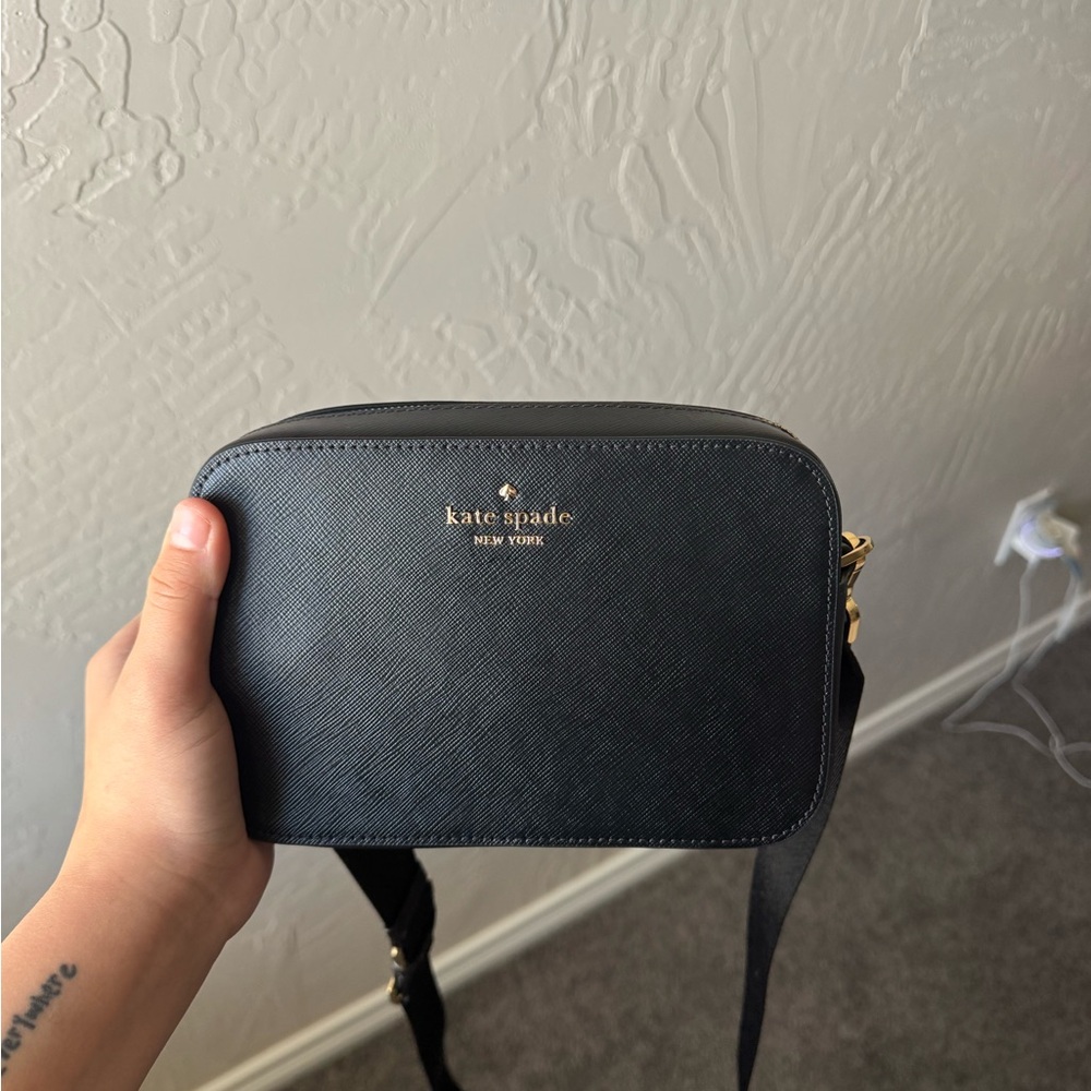 Kate Spade Madison Camera Black Crossbody Bag
